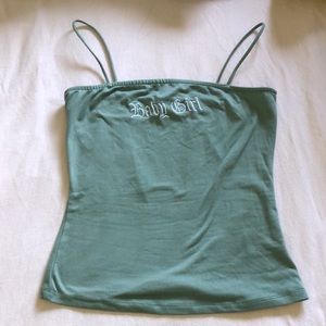 Turquoise BABYGIRL TEE